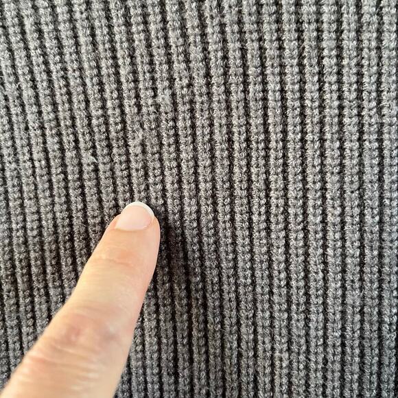 Zara Women's Grey And White Striped Sleeveless Sweater Size S - Picture 5 of 8